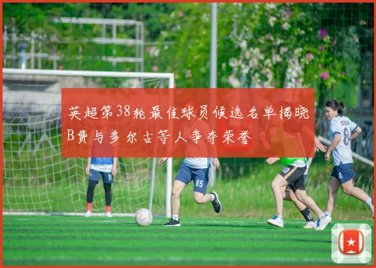 英超第38轮最佳球员候选名单揭晓B费与多尔古等人争夺荣誉